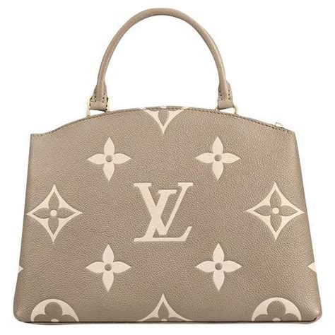 louis vuitton cream and brown bag|More.